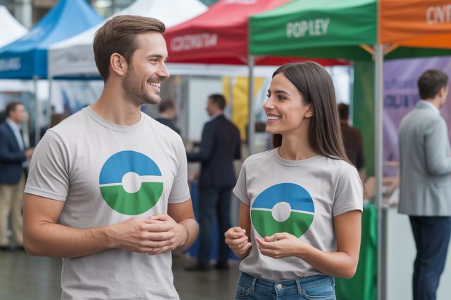 Camisetas para eventos que fazem sua marca ser lembrada